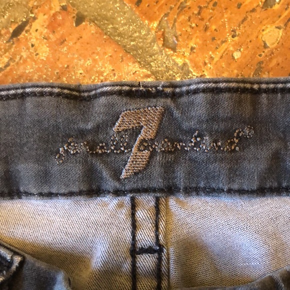 7 for all mankind SLIM ILLUSION LUXE HIGH WAIST SKINNY IN BLACK - Picture 3 of 12